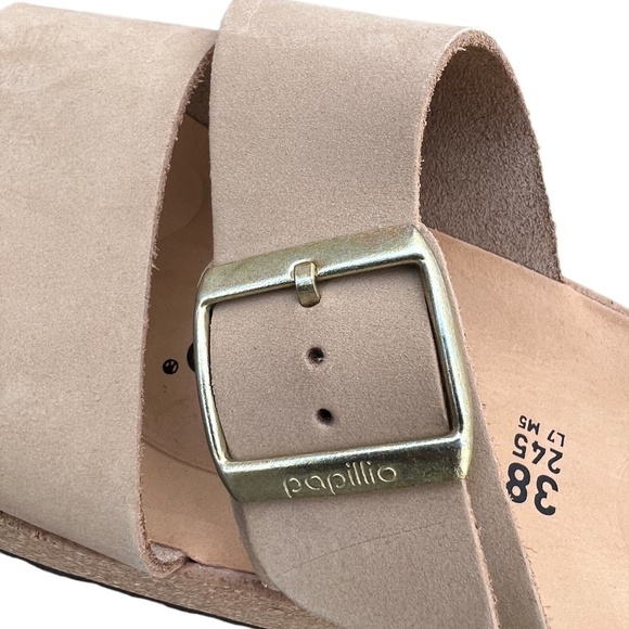 NWOT Birkenstock Women's Tan Papillio By Almina Platform Wedges Sandal, Size 7.5 - Picture 11 of 11